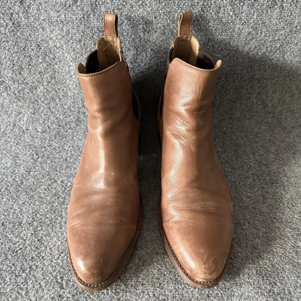Tecovas The Chance Tan Leather Chelsea Boots Western Men 13 D Cowpoke Casual